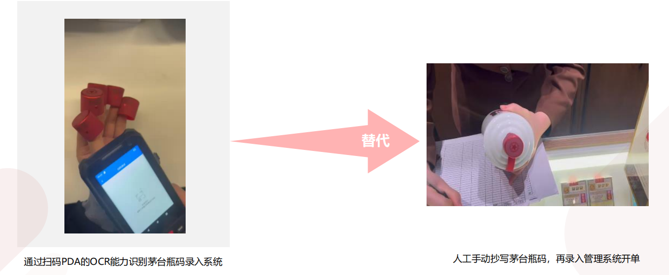 PDA實(shí)現(xiàn)茅臺(tái)酒瓶蓋的日期批次抄碼采集，應(yīng)用于酒水領(lǐng)域的經(jīng)銷批發(fā)物流管理和追溯.png